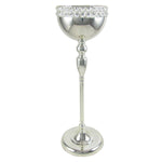 Gold Crystal bead trim centerpiece stand