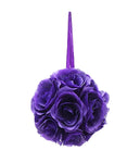 Purple  Silk Flower