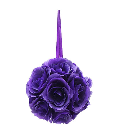 Purple  Silk Flower