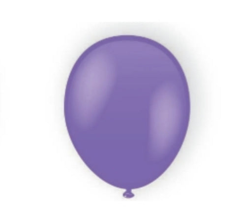 Purple 12” solid latex balloons