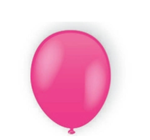 Fuchsia 5" Solid Latex Baloon