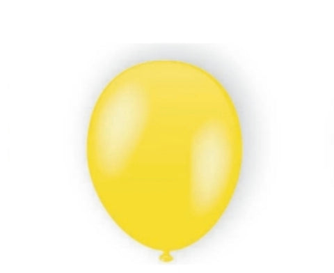 Yellow 5" Solid Latex Baloon