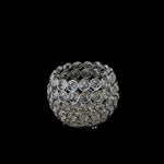 Silver 6" crystall ball centrepiece