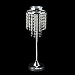 Silver 21" riser stand with crystal