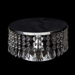 Silver Crystal beaded cake stand & centrepiece riser