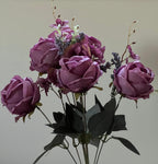 19" 6 Deluxe Purple Roses - Party and floral